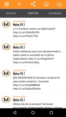 Metro 95.1 android App screenshot 2